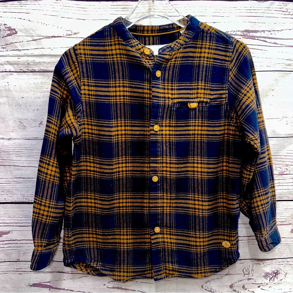 Zara Toddler Flannel Shirt Size 4-5